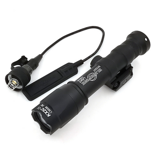 M600C Tactical Light LED Torch with 20mm Picatinny Rail Mount Set BK