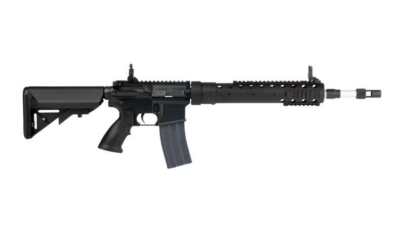 Load image into Gallery viewer, CGS/T8 EMG Colt Licensed MK12 Mod H 16 Inch MWS GBBR Gel Blaster (Steel Internal Parts)
