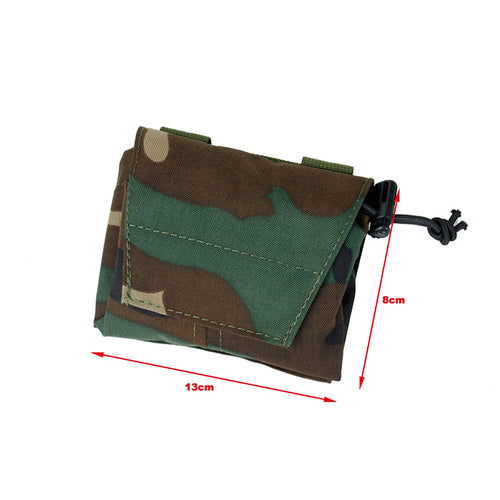 The Black Ships 19 Foldable Drop Pouch ( Woodland ) TBS017-WL