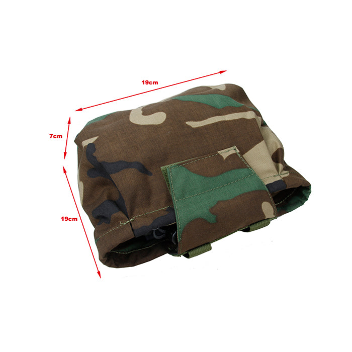 Load image into Gallery viewer, The Black Ships 19 Foldable Drop Pouch ( Woodland ) TBS017-WL
