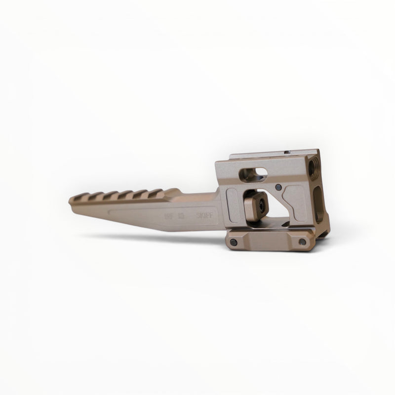 Load image into Gallery viewer, Metal gun stock on a white background
