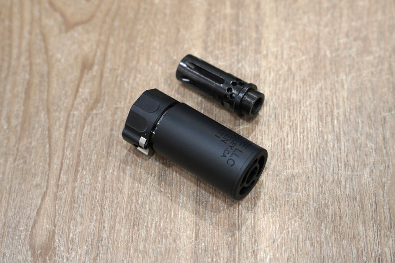 Load image into Gallery viewer, Surefire Warden 3.5&quot; Full Metal QD Suppressor with Muzzle for gel blaster
