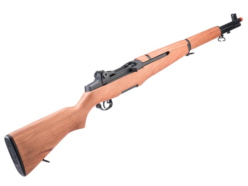 Load image into Gallery viewer, Wooden rifle on a white background 
