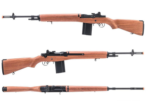 A&K M1A/M14 Full Size Gel Blaster AEG Rifle With Real Wood Stock