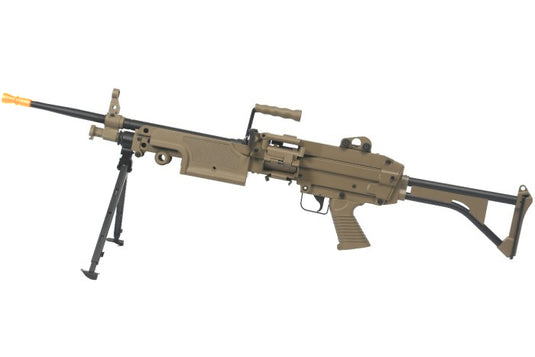 A&K Cybergun FN Licensed M249 MK1 MINIMI SAW FULL METAL GEL BLASTER REPLICA AEG Machine Gun DE