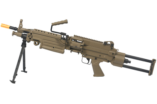 A&K Cybergun FN Licensed M249 MK2 PARA MINIMI SAW FULL METAL GEL BLASTER REPLICA AEG Machine Gun DE