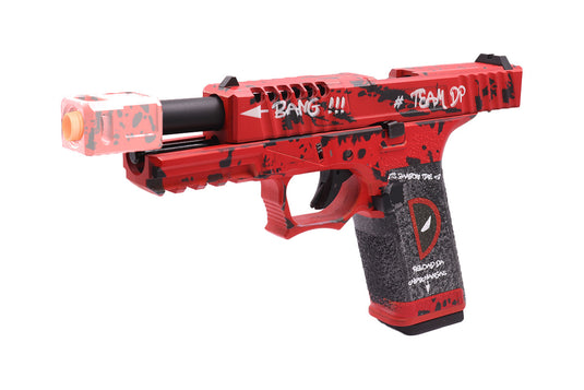 AW CUSTOM™ - VX7102 Deadpool Merc with a Mouth Standard Size Glock GBB Pistol Gel Blaster Replica