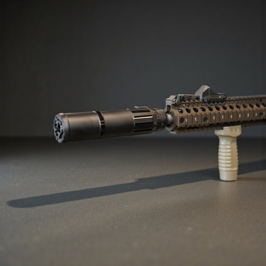 CGS HELIOS Ti Full Metal Gel Blaster Suppressor Replica