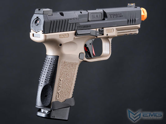 Cybergun CANIK x Salient Arms Licensed TP9 Elite Combat GBB Gel Blaster Replica Two Tone