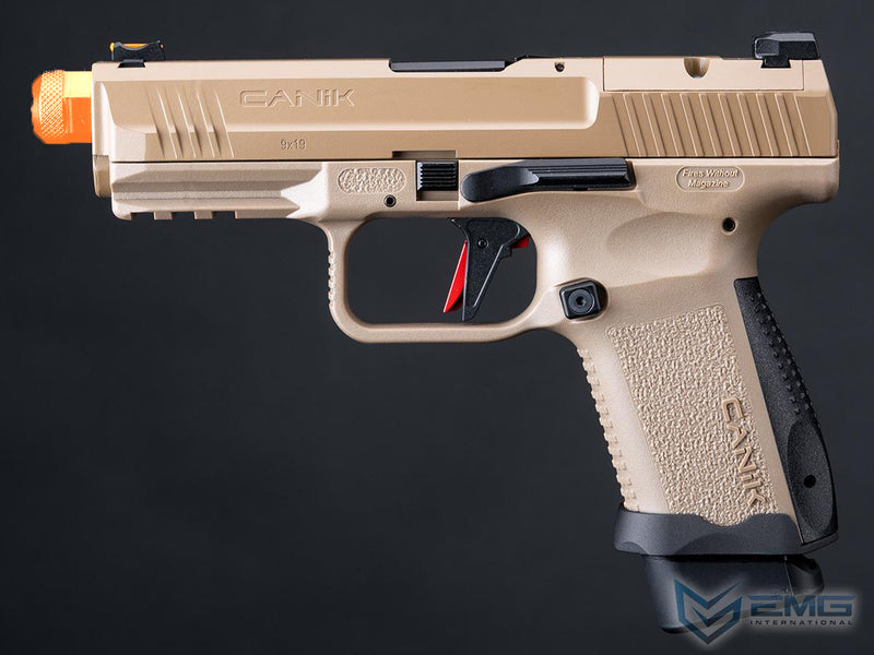 Load image into Gallery viewer, Cybergun CANIK x Salient Arms Licensed TP9 Elite Combat GBB Gel Blaster Replica Tan
