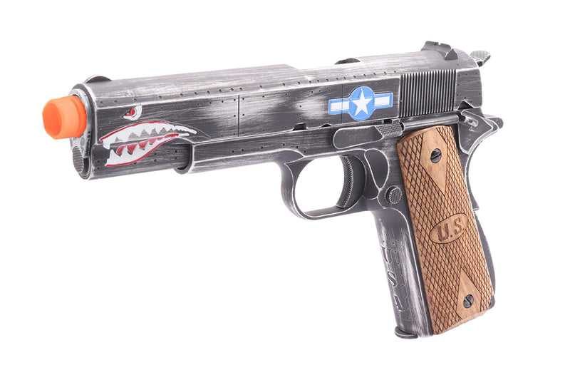 Load image into Gallery viewer, AW CUSTOM™ - AU0100 Gel Blaster Replica CYBERGUN AUTO ORDNANCE CUSTOM 1911 - SQUADRON with M1911 Quick Release Holster
