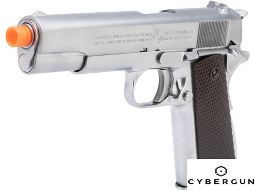 Cybergun Colt Licensed 1911A1 Gel Blaster Replica (SILVER) with M1911 Quick Release Holster