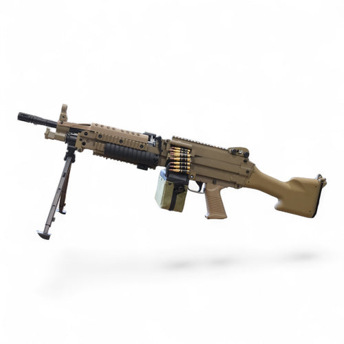 A&K Cybergun FN Licensed MK46 Full Metal Gel Blaster Replica AEG Machine Gun DE