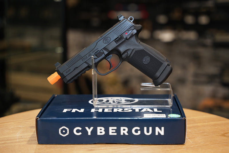 Load image into Gallery viewer, Cybergun FN Herstal Licensed FNX-45 GBB Pistol Gel Blaster Replica by VFC Tan/Black
