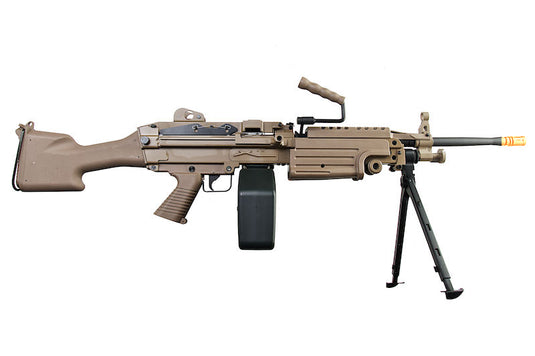 A&K Cybergun FN Licensed M249 MK2 MINIMI SAW FULL METAL GEL BLASTER REPLICA AEG Machine Gun DE