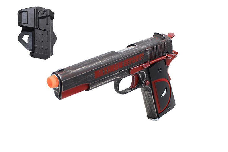 Load image into Gallery viewer, AW CUSTOM™ - NE2201 Deadpool Gel Blaster Replica with M1911 Quick Release Holster
