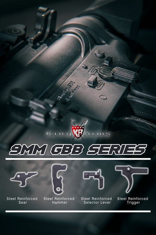 TWS 9mm SBR GBB Gel Blaster-BK