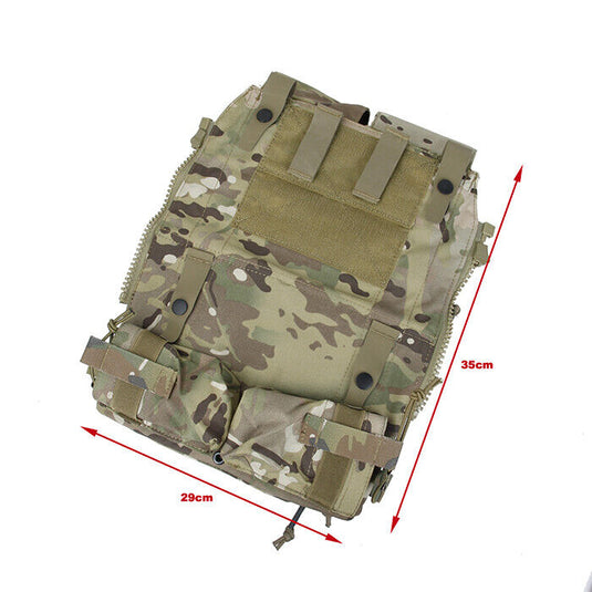 TMC x CorkGear Tactical Vest Pouch Zip on Panel 2.0 for JPC2.0 CPC AVS COG013 MC