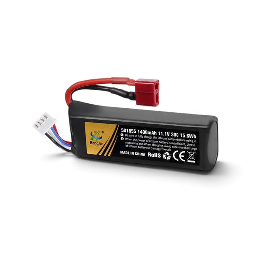 Hongjie 11.1 v 3c 1400mAh Small Li-po Battery Deans Plug