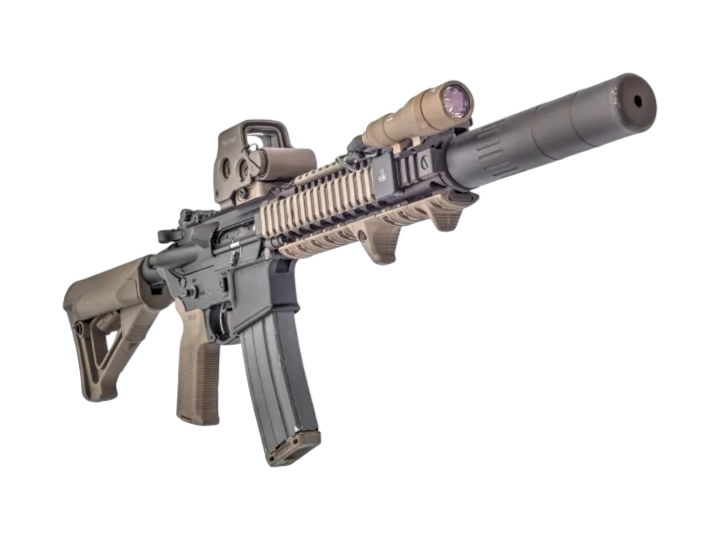 Load image into Gallery viewer, AAC M4-2000 Quick Detach Suppressor for Gel Blaster [Tan]
