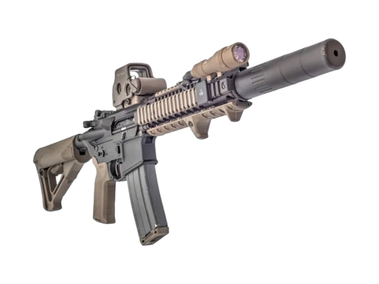 AAC M4-2000 Quick Detach Suppressor for Gel Blaster [Tan]