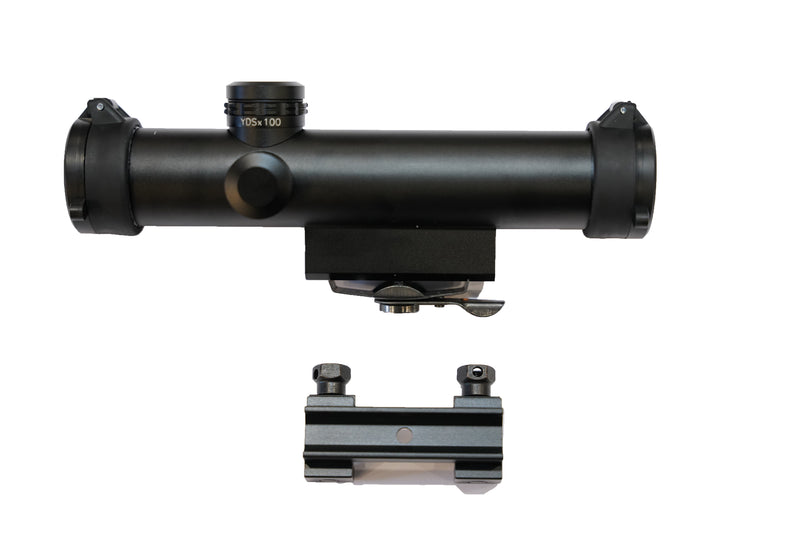 Load image into Gallery viewer, 4 x 20mm Magnifier Scope For CAR-15 / xm177 / M16A1 Carry Handle Rifle (Long Version)
