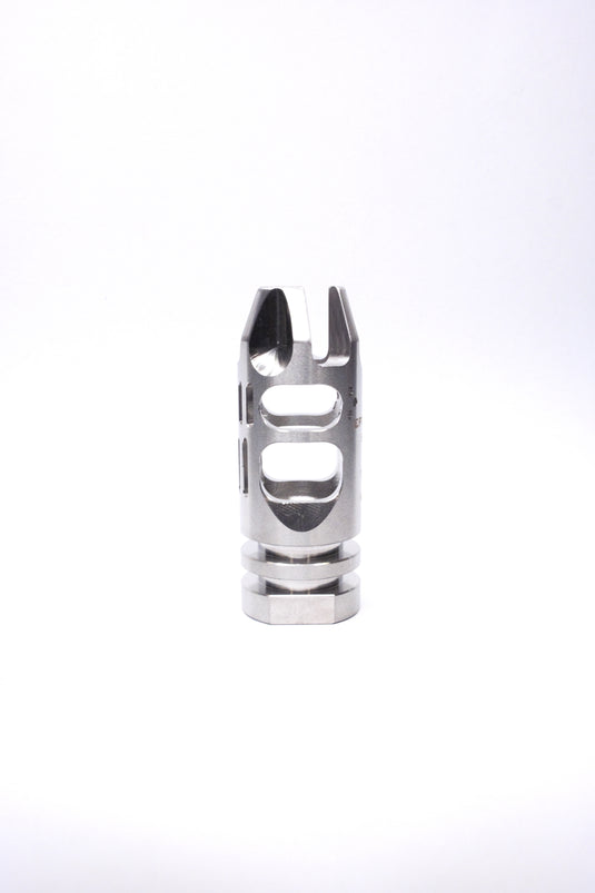 14mm EPSILON Replica Flash Hider - Black & Silver
