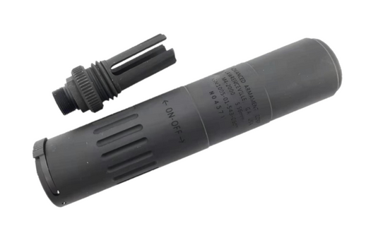 AAC - Quick Detach Suppressor with Thread Adapter - Black