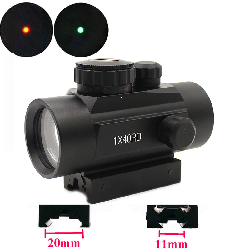 Load image into Gallery viewer, GREEN DOT/RED DOT FIT 11/20mm rail sight
