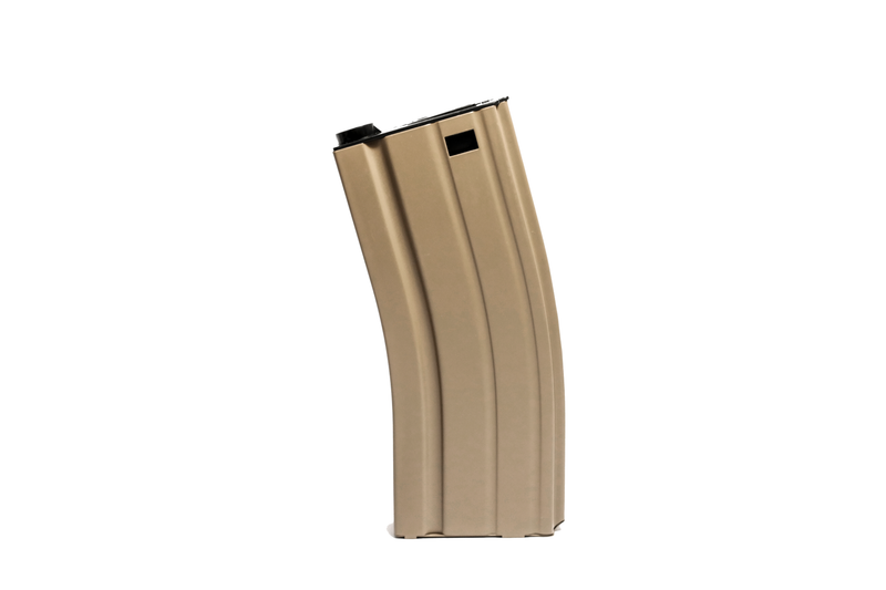 Load image into Gallery viewer, Double Bell - M4 Magazine - Metal - Black &amp; Tan
