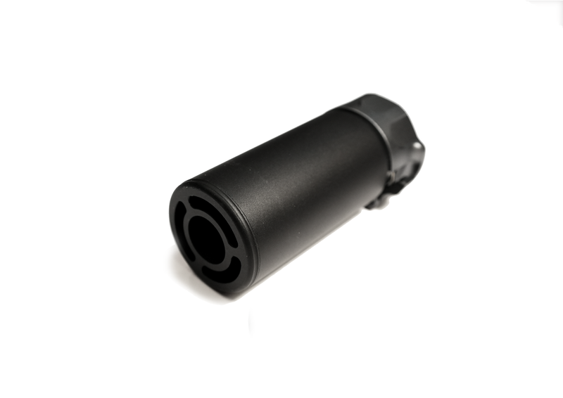 Load image into Gallery viewer, Surefire Warden 3&quot; Suppressor with Warcomp Muzzle Black
