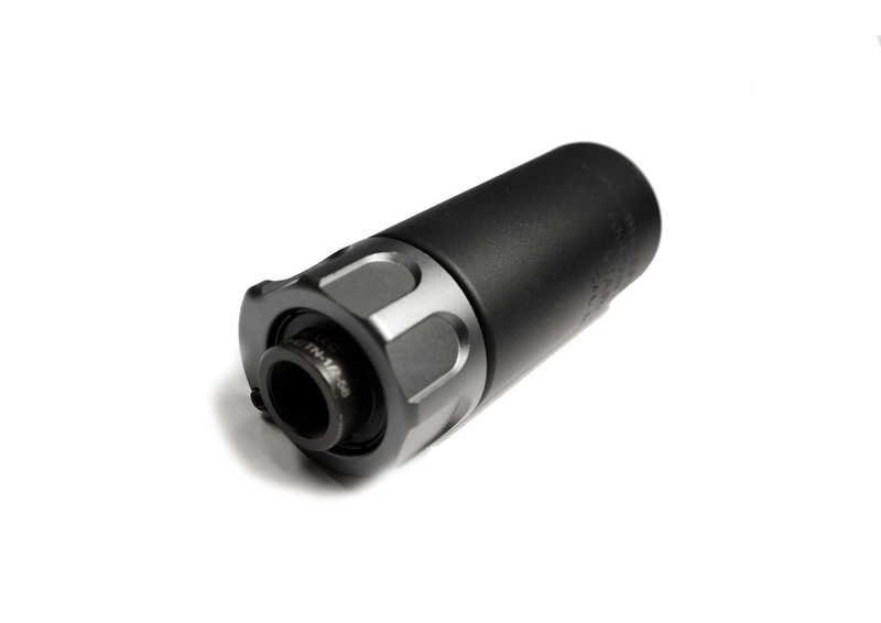 Load image into Gallery viewer, Surefire Warden 3&quot; Suppressor with Warcomp Muzzle Black
