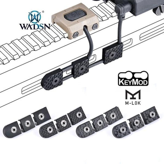 Tactical Wire Guide System Cable Management-MD (KeyMod & M-Lok)