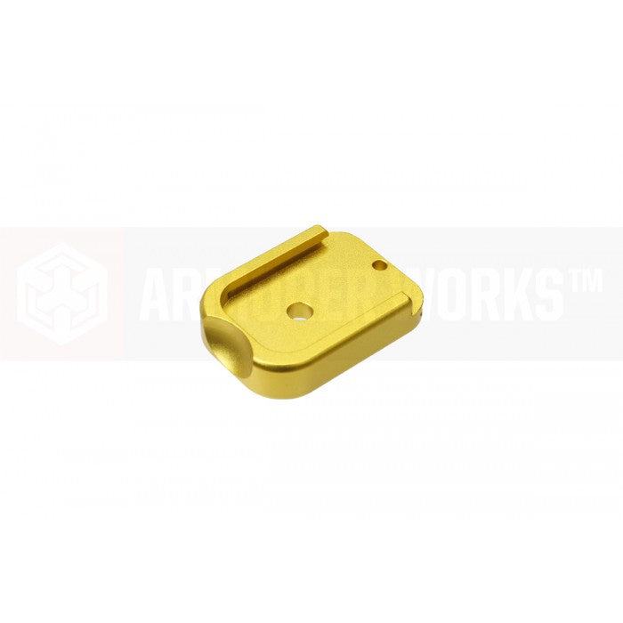 Load image into Gallery viewer, AW CUSTOM™ HX CNC ALUMINIUM BASE PLATE [GOLD]
